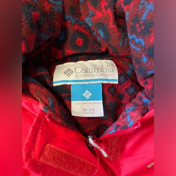 Down Filled Columbia Snowsuit 18-24 Month - Picture 3 of 4